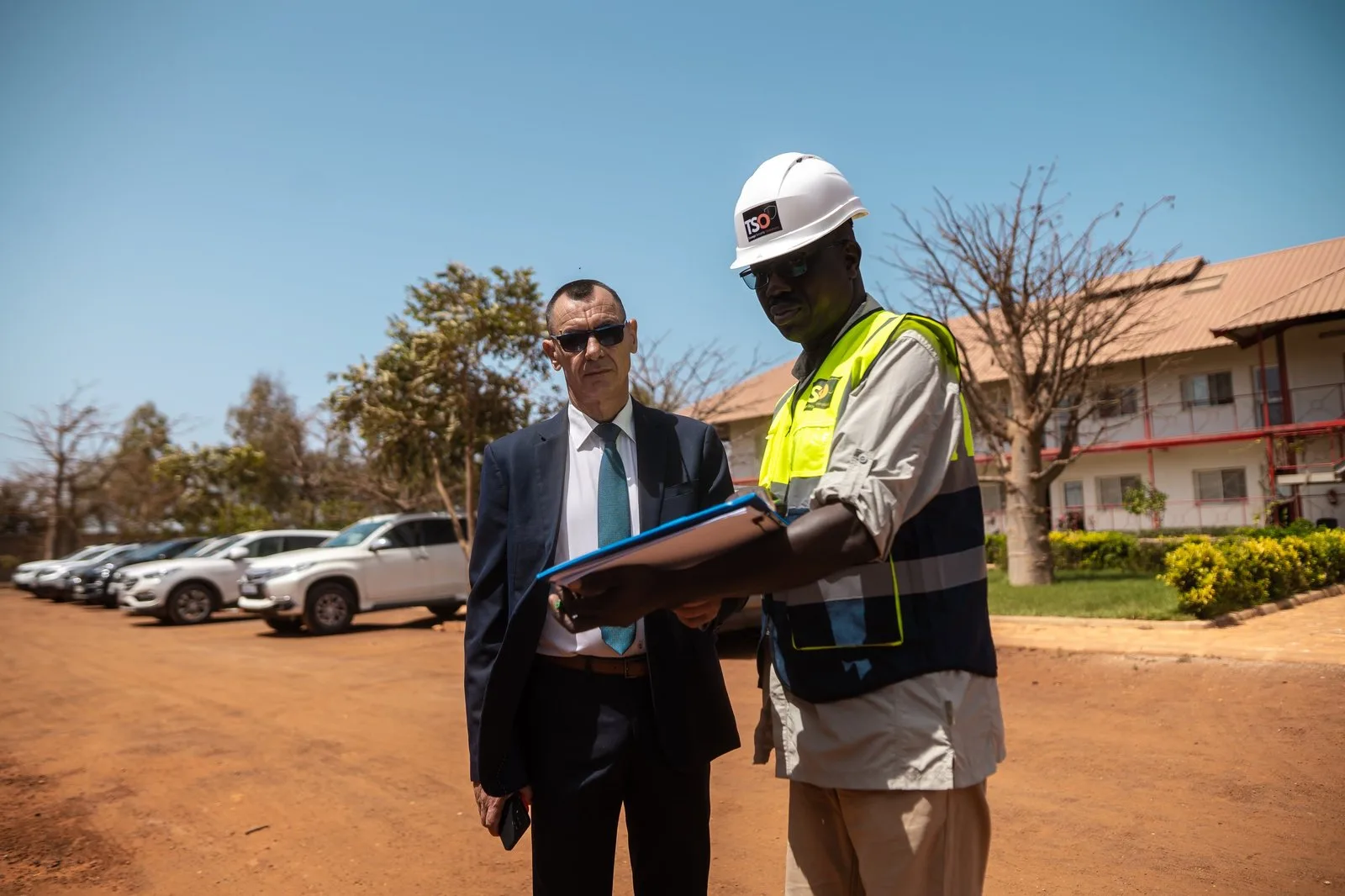 Collaborateurs TSO en mission sur le terrain